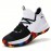Men's Professional High Top Colour Block Basketball Shoes, Comfy Non Slip Durable Rubber Sole Lace Up Sneakers For Men's Outdoor Activities