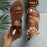 Women's Lightweight Casual Flat Sandals with Open Toe and Buckle Strap - Perfect for the Beach or Everyday Wear