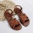 Women's Summer Crisscross Flat Sandals - Comfortable Slip On Beach Shoes